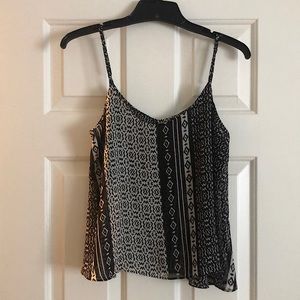 Forever 21 Black & White Crop Size Small